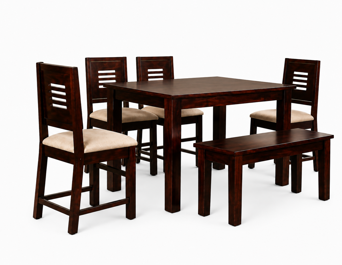 Sheesham 4-Seater Dining view 2